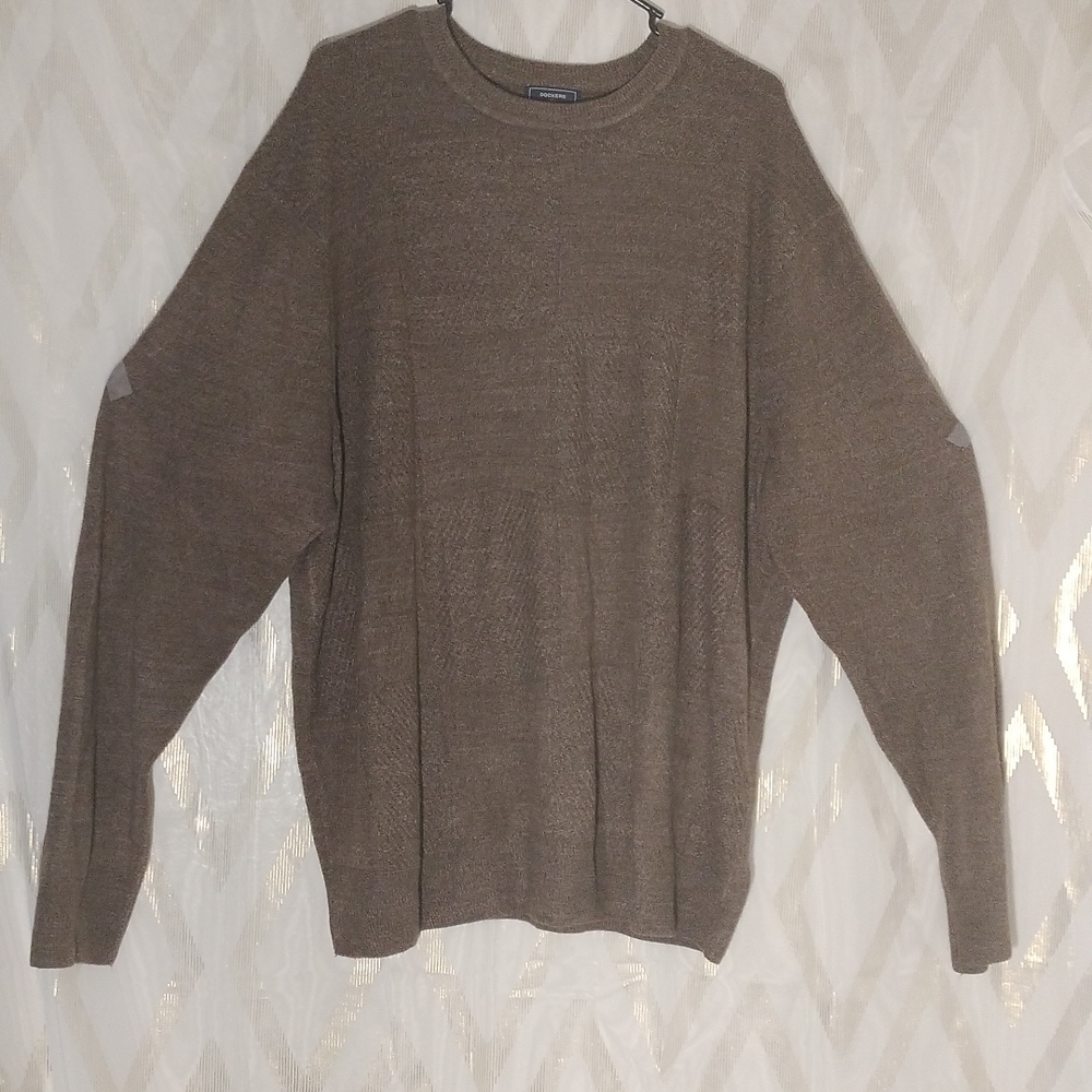 DOCKERS SWEATER MEN SIZE XXL COLOR BROWN